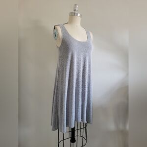 WILFRED FREE grey textured trapeeze dress